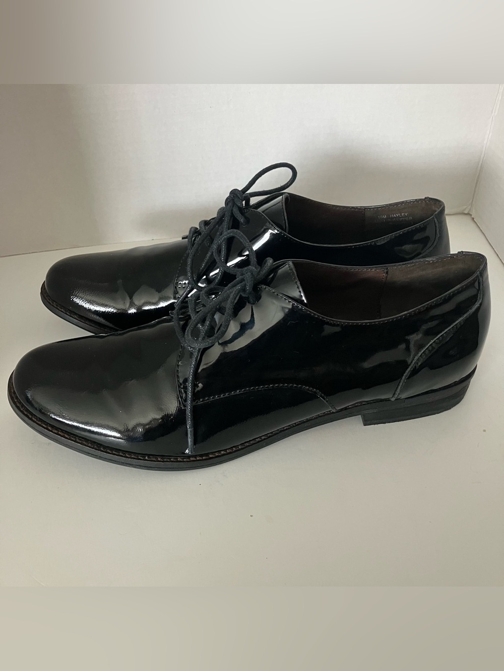 Halogen Hayley Nordstrom Oxford Jazz Shoes Black Patent Leather Women's US 10